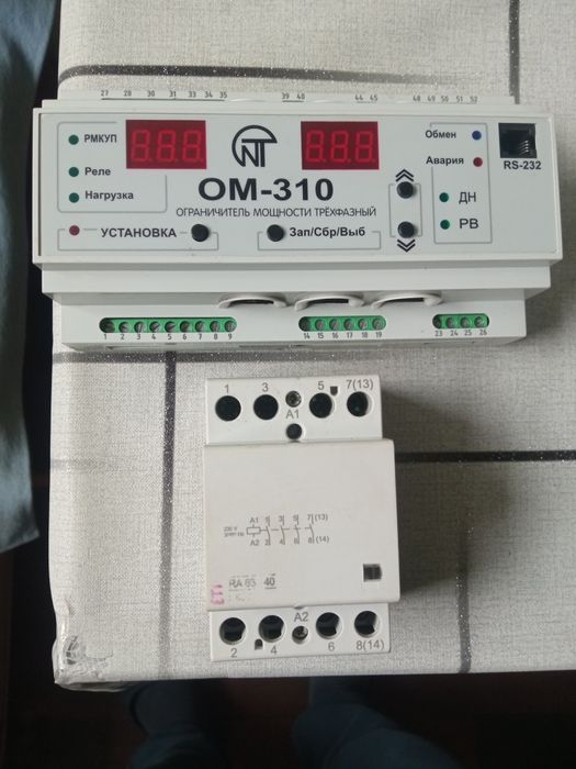 Продам трехфазный ограничитель мощности Новатек-Электро ОМ-310