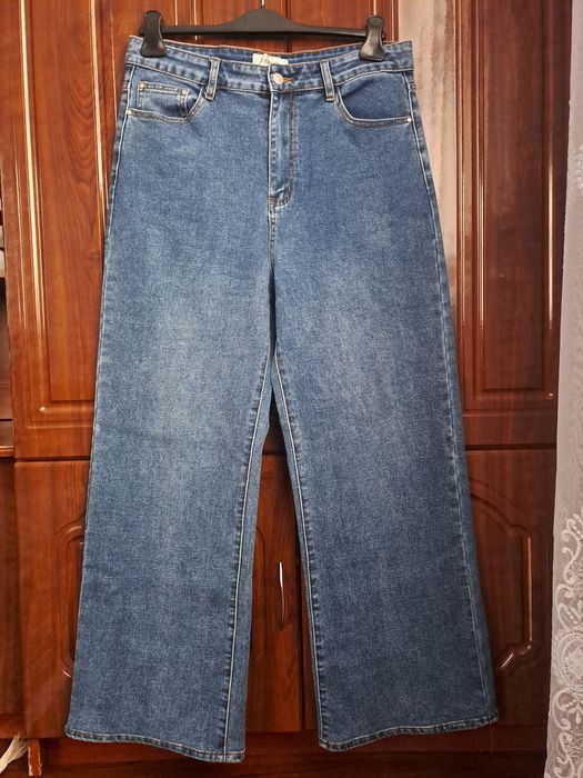 Джинсові штани палаццо