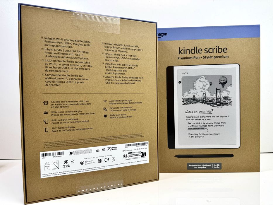 Нова Електронна книга з підсвічуванням Amazon Kindle Scribe 64 GB