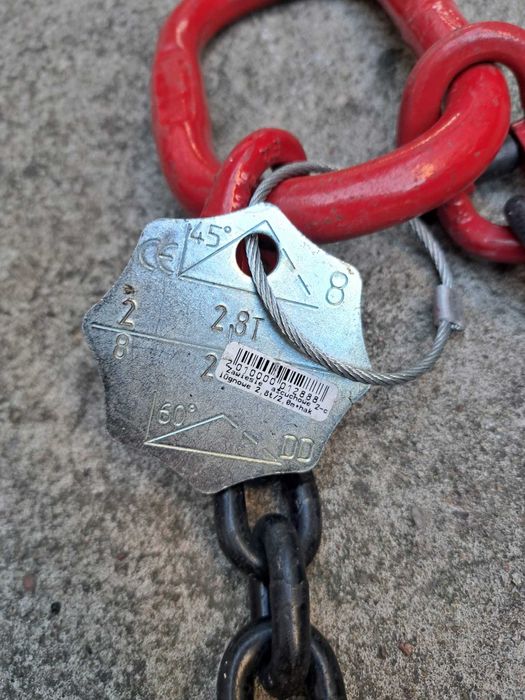 Zawiesia łańcuchowe dwucięgnowe