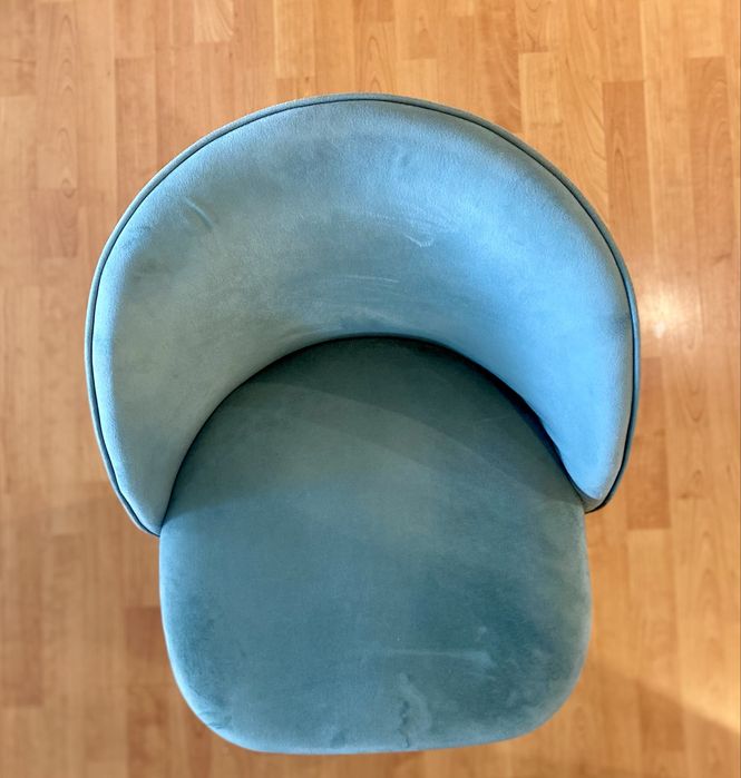 Cadeira de Veludo Verde