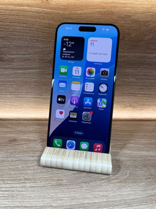 iPhone 15 Pro Max 256 Black!! АКБ: 90%!! №: 0552! СТАН ГАРНИЙ! З США!!