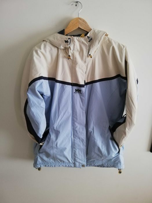 kurtka Helly Hansen S 36 M 38  biało niebieska