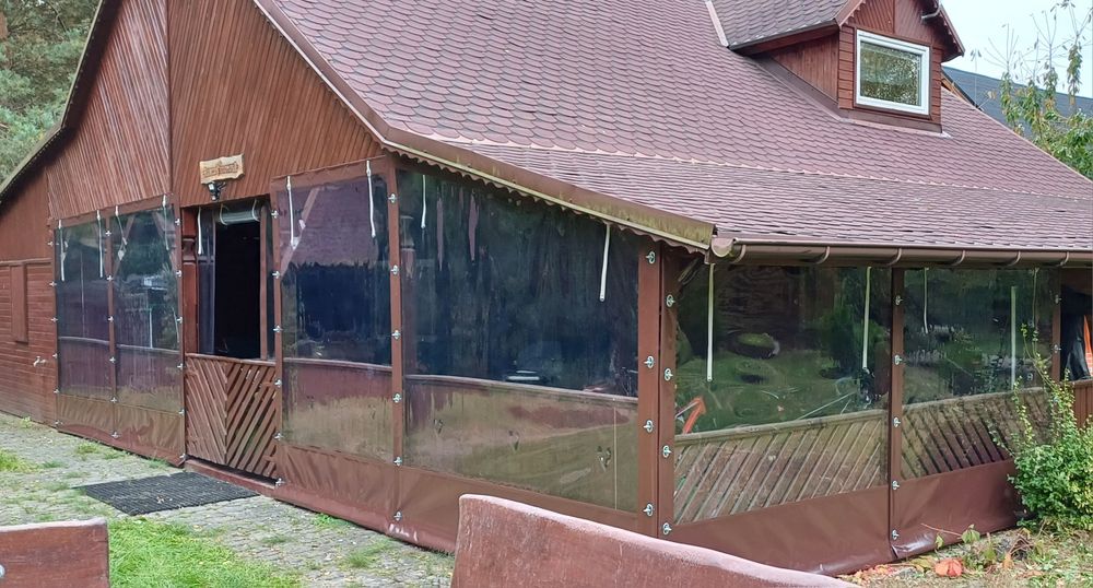 Osłona Zabudowa Tarasu Altanki Całoroczna Plandeka Na Wymiar Zamki