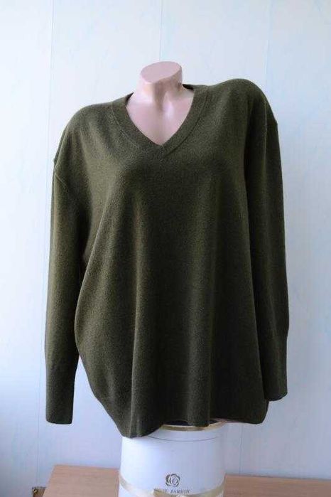 Вовняний джемпер, светр оверсайз zara, вовна
