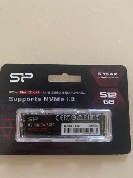 внутрішній SSD-накопичувач Silicon Power P34A80 на 512 ГБ