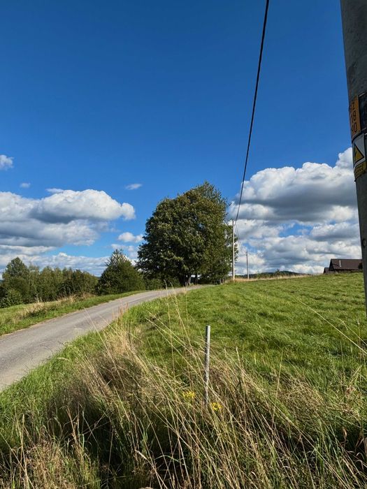 Działka na sprzedaż - 1288 m² w Pewelce | Uzbrojona | Malownicze tereny górskie