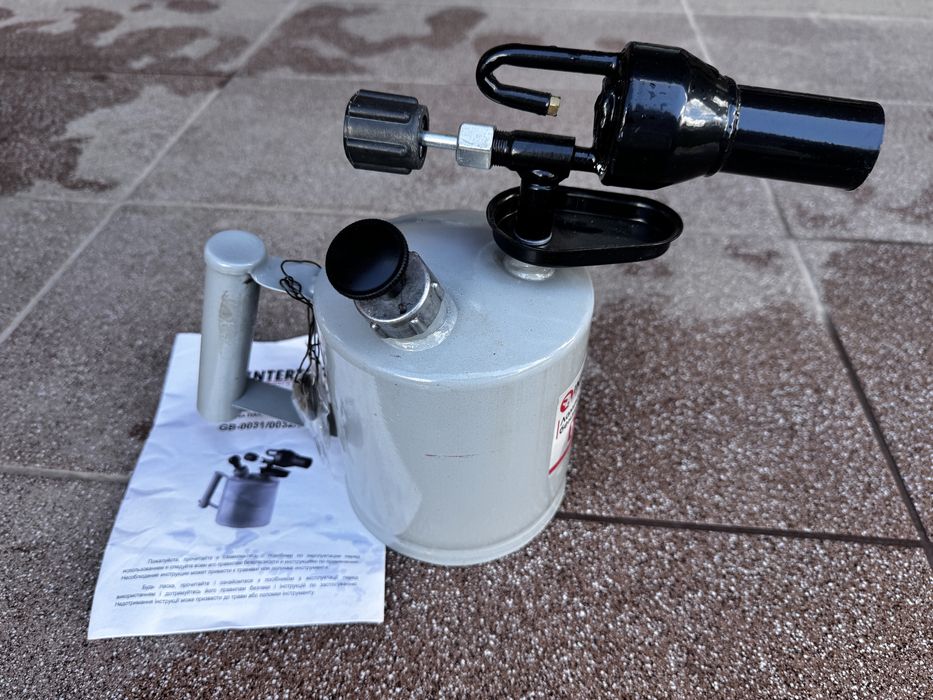 Лампа паяльная бензиновая Intertool GB-0031 1 л