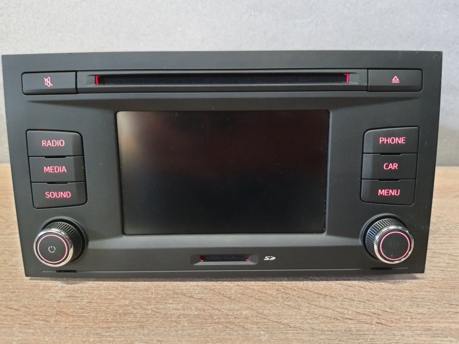 Radio samochodowe SEAT VW MIB Entry VD1 / Bluetooth, AUX, Multimedia LEON 3 III Ibiza Toledo