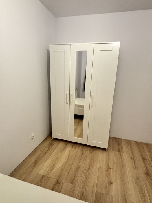 Komplet łózko, szafa, stolik nocny