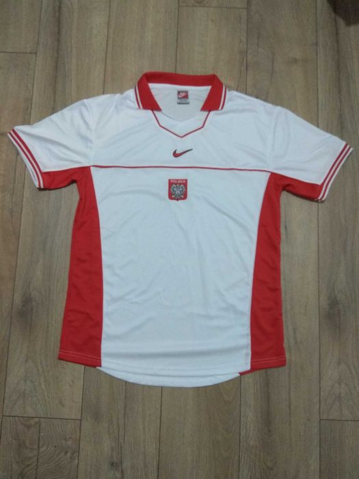 Retro koszulka Reprezentacji Polski 1997 Okazja Nike 1998 Polska unika