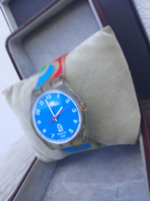 Zegarek swatch quartz unikat olimpiada 2008  Belgia