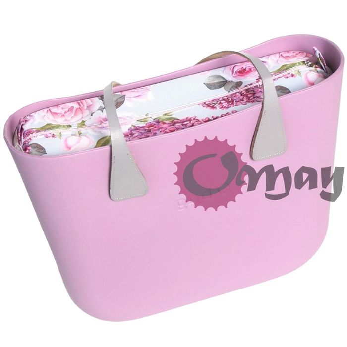 organizer OBAG STANDARD kwiaty bzy róże 2 kieszenie wkład OMAY