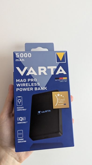 Powerbank Varta MAG PRO WIRELESS 5000mAh