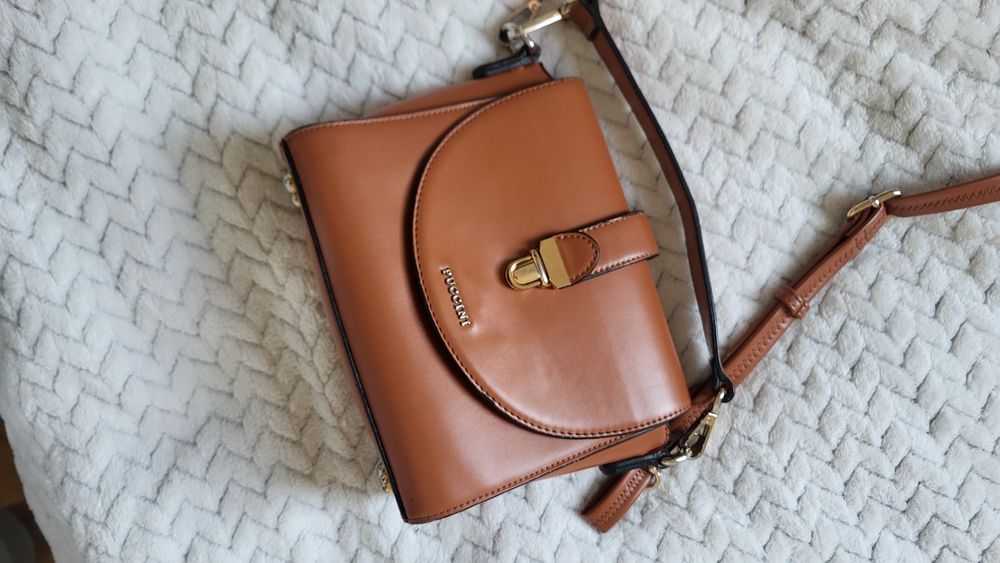 Mała torebka Puccini brązowa