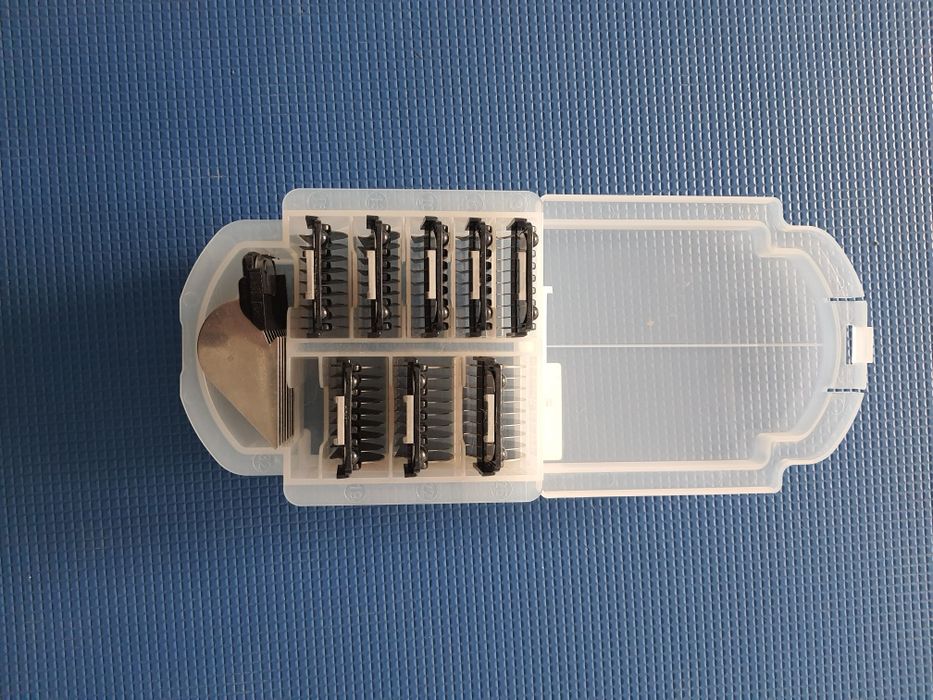 Heiniger Snap-On - zestaw 9 nasanasadek w kasetce sprzęt groomerski