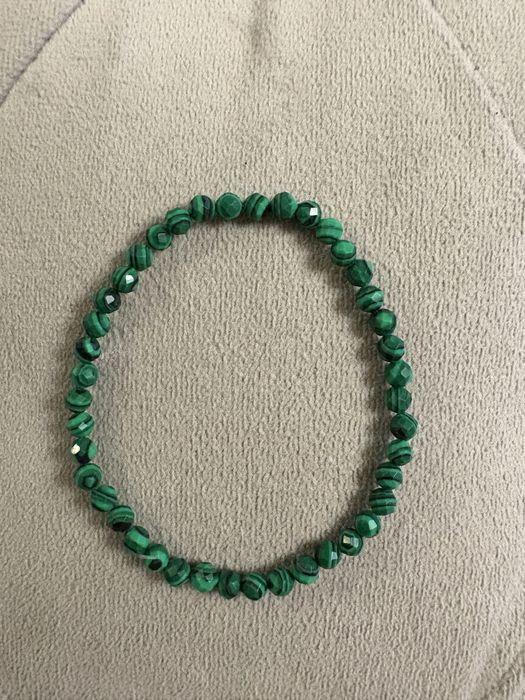 Bransoletka malachit 4 mm