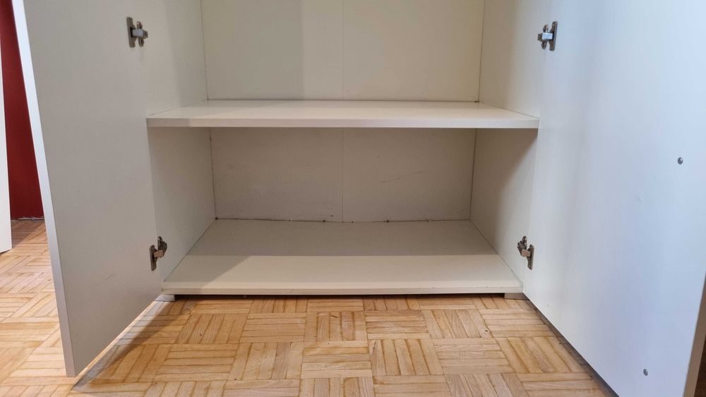 Szafa biały połysk 90x198x60