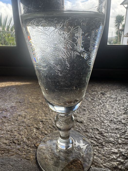 Copos  vidro antigos