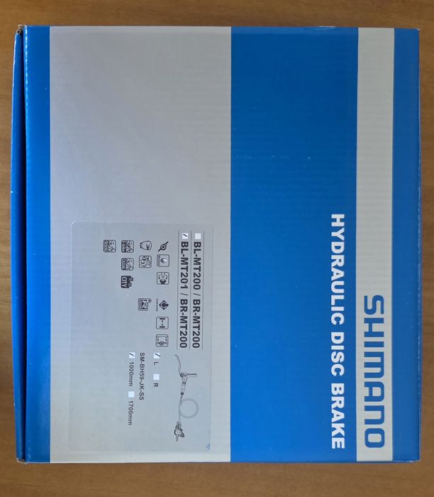 Travão de disco hidráulico Shimano MT201 dianteiro
