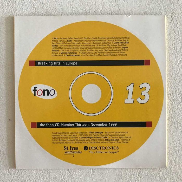 Pack 4 Discos cd sucessos anos 90 Breaking Hits In Europe