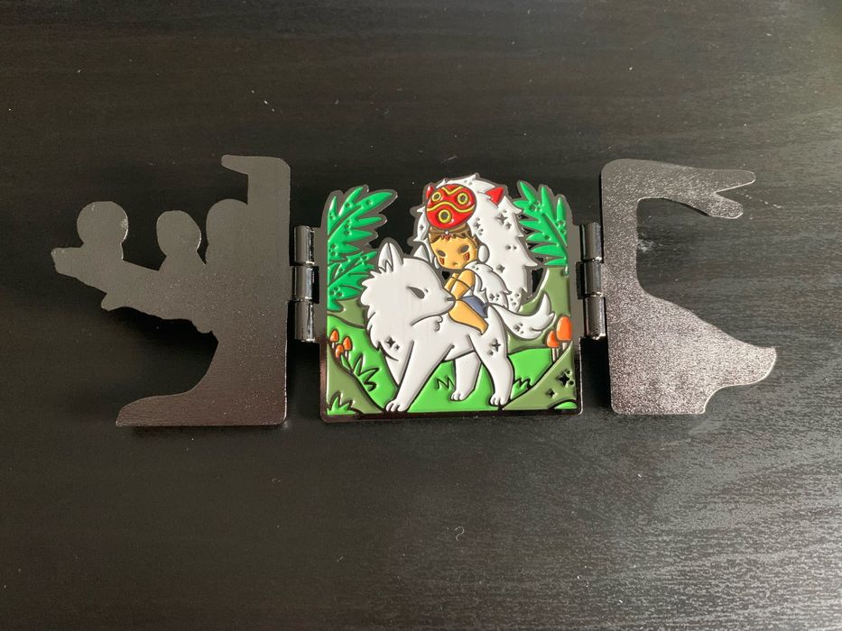 Аниме Значок 3D принцесса Мононоке брошка Хаяо Миядзаки Ghibli Тоторо