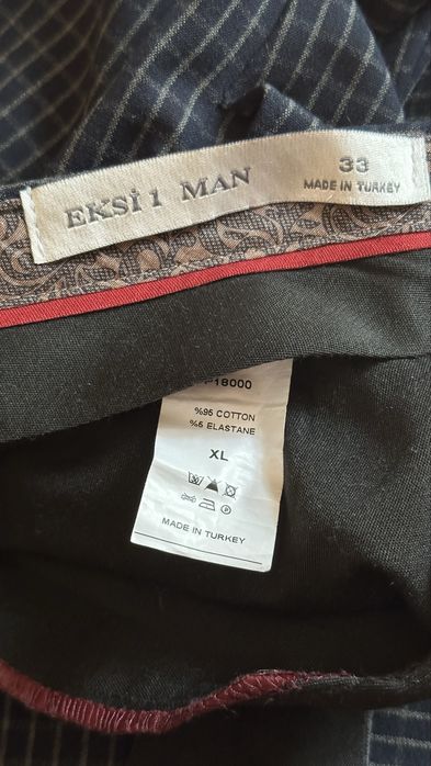 Чоловічі штани в клітинку EKSI 1 MAN (Туреччина)