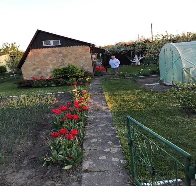 Działka ogrodowa w Kluczborku z murowaną altaną - Widok 2