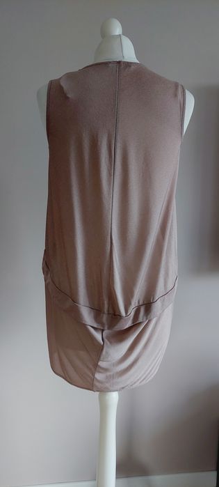 COS r.XS liliowa / brudnoróżowa bluzka / tunika