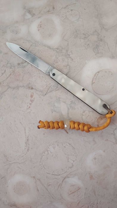 Canivete IHER com bail - Lâmina em inox 93mm - "Craked Ice"