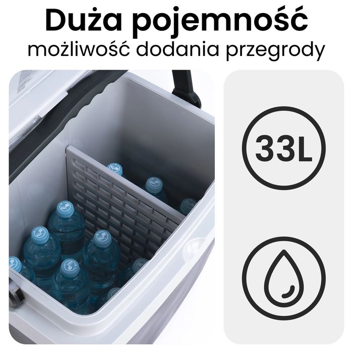 Lodówka turystyczna na kółkach 33 L