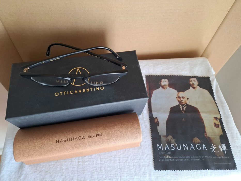 MASUNAGA GMS-07, cor Black Matte (#69) - Armação NOVA - Made in Japan