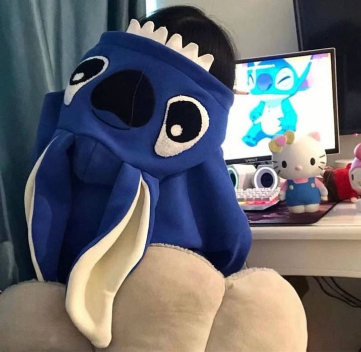 Зіп-худі стіч. Тепле миле худі ідеально на подарунок. Новорічне худі