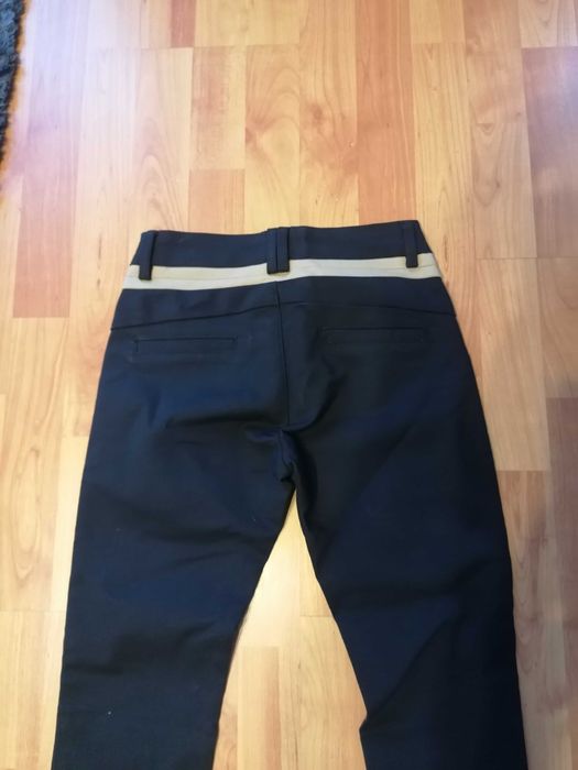 Spodnie czarne rozmiar s, dopasowane