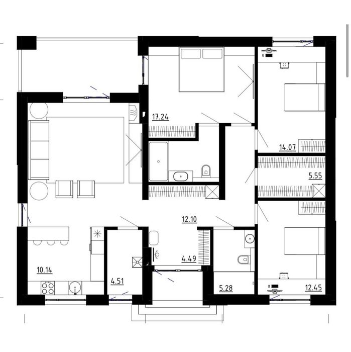 Продаж житлового будинку площею 120м2 ( Американка)