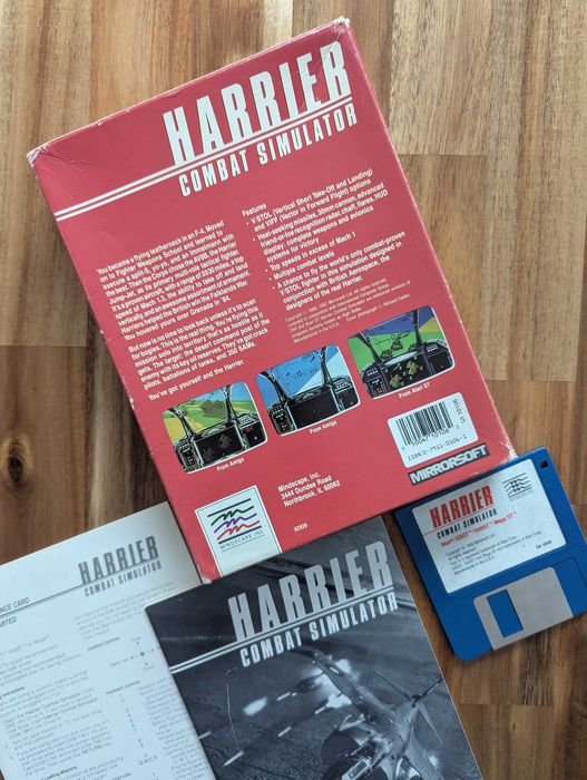 Harrier Combat Simulator Atari ST