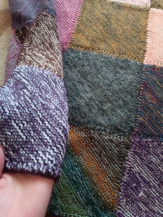 Плед вязанный 1.15 х 1.15 м