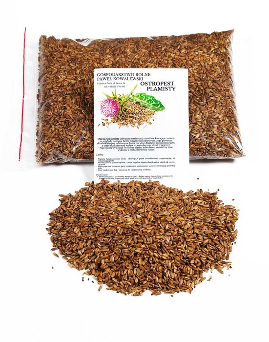 Mieszanka miododajna ostropest plamisty + facelia błękitka