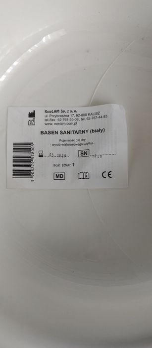 Basen sanitarny damski
