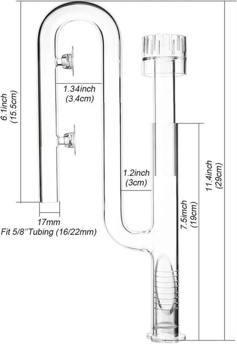 FZONE Lily Pipe 16/22mm para Aquário – Novo
