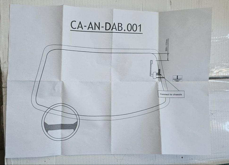 Antena do odbioru cyfrowego radia