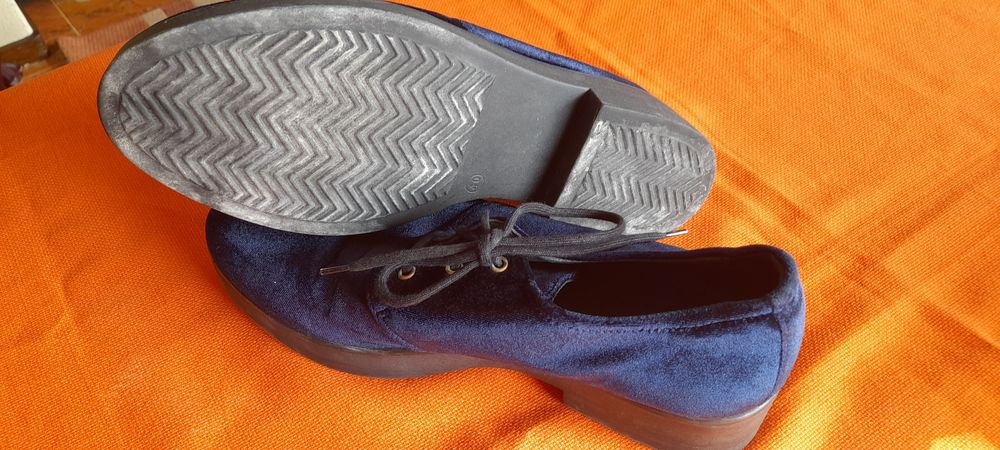 Sapatos em veludo, 40