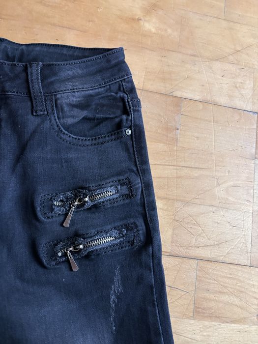 Dżinsy skinny wysoki stan S