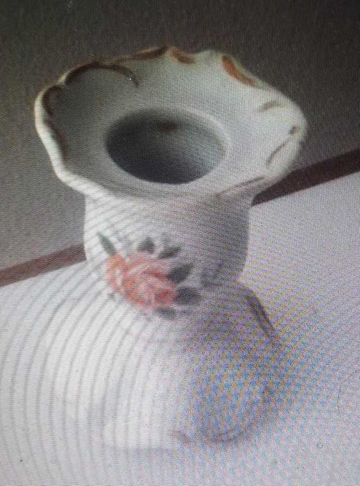 Castiçal em porcelana Artibus, floral