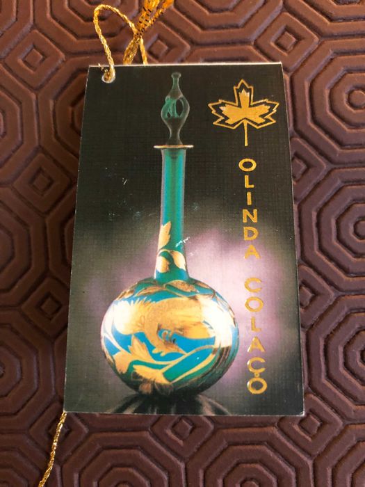 Jarra Verde Marinha Grande Olinda Colaço Peça Única Com Certificado