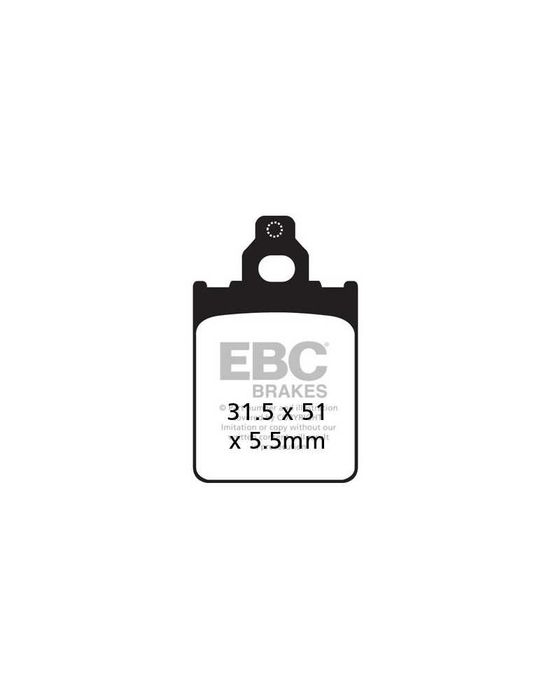 Pastilhas de travão EBC SFA186 para scooter e moto