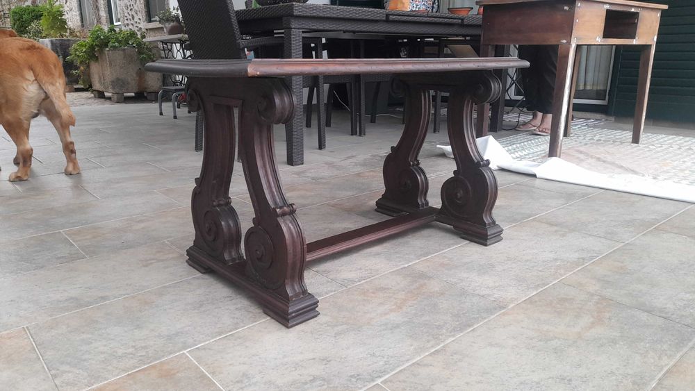 Mesa de centro sala em Carvalho