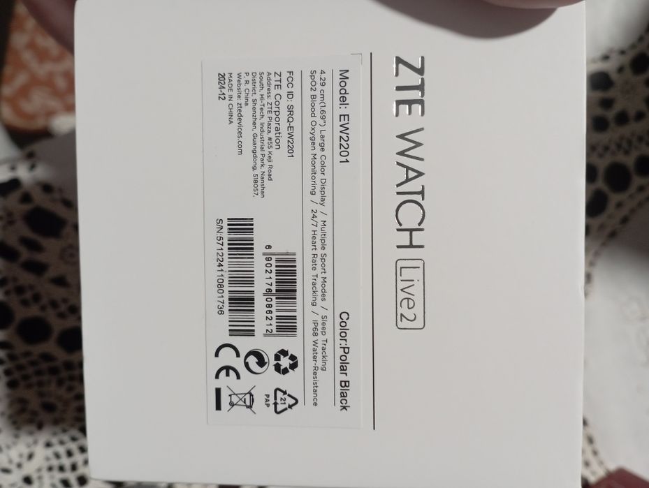 Relógio smartwatch ZTE barato