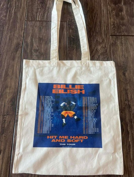 Torba tote bag billie eilish tour bawełna cotton bawełniana