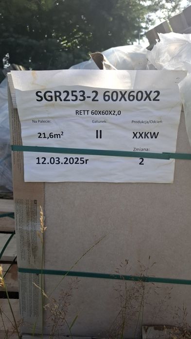 Sprzedam 11 m2  gresu ceramicznych 60x60 2 cm gruby toscania
